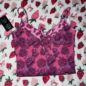 Rose Y2K Crop Top S